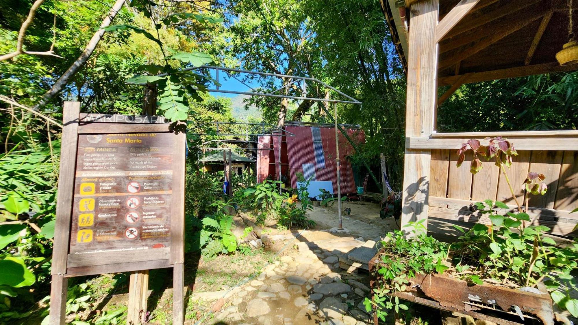 Hostal Las Mariposas Minca Eksteriør billede